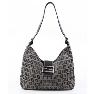 Fendi - Zucchino Monogram Hobo Bag Vintage (Blue)
